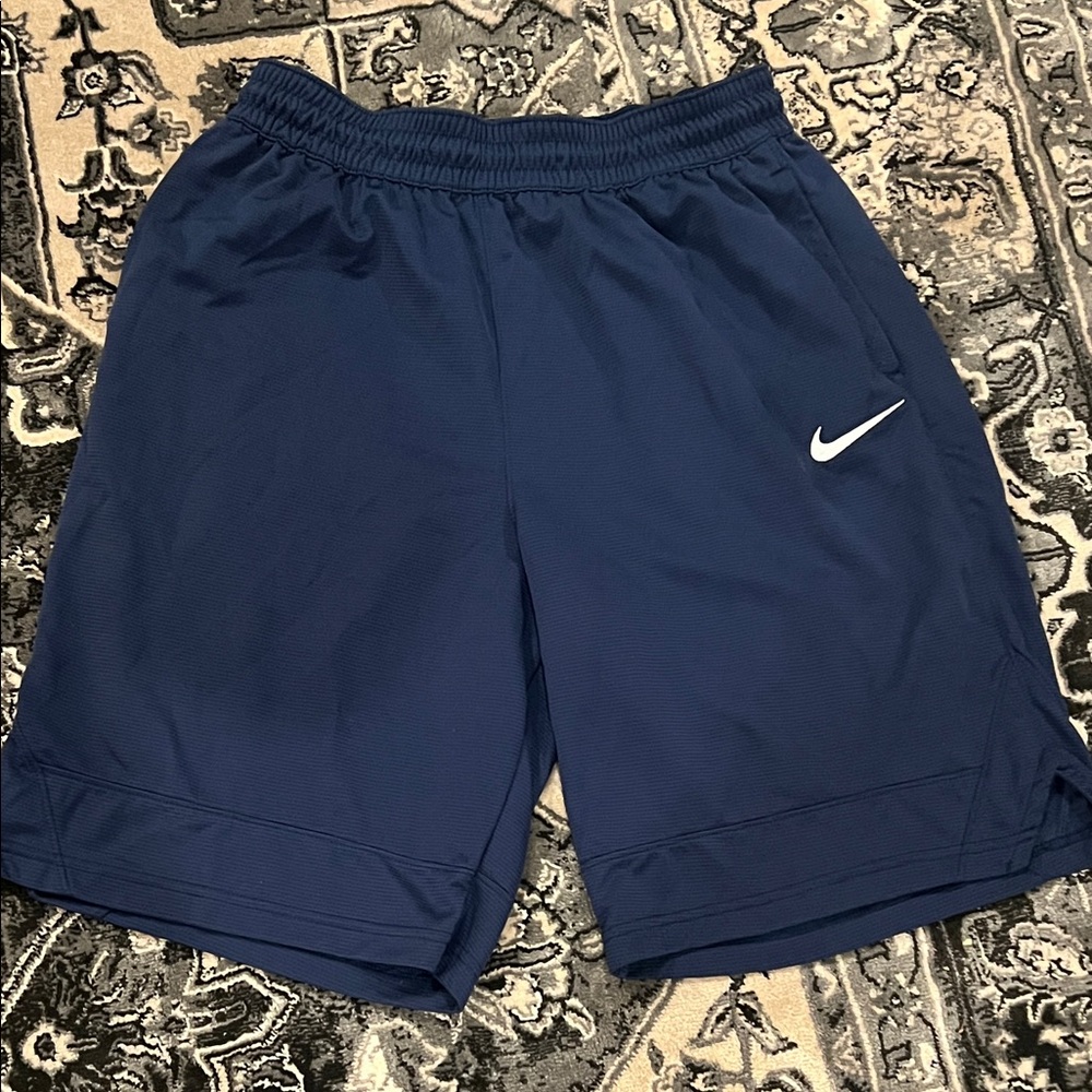 Nike Men's Dri-Fit Navy Blue Athletic Shorts